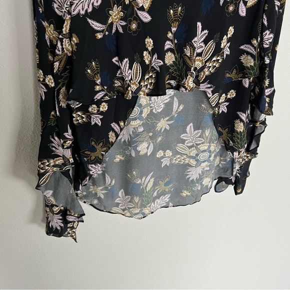 A.L.C. Floral Black Blouse - Picture 11 of 12